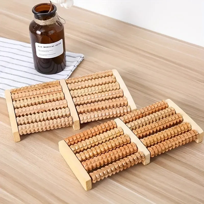Wooden Foot Massage Roller