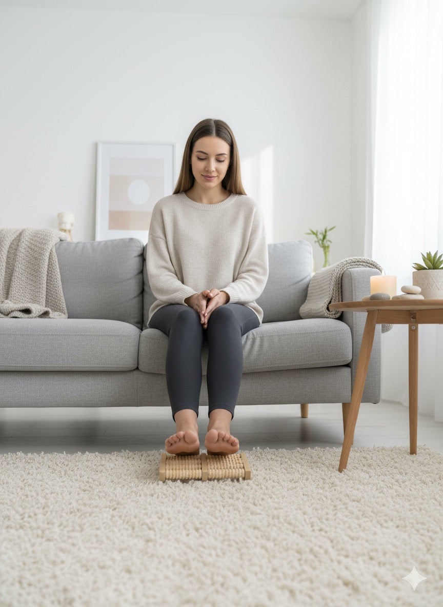 Wooden Foot Massager | Stress Release Tool