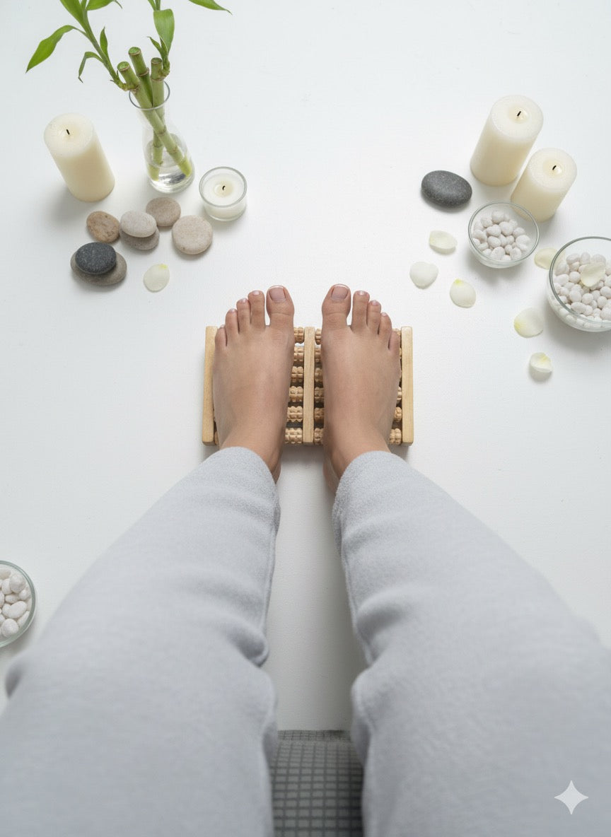 Wooden Foot Massager | Stress Release Tool