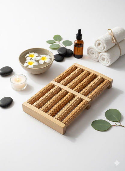 Wooden Foot Massager | Stress Release Tool