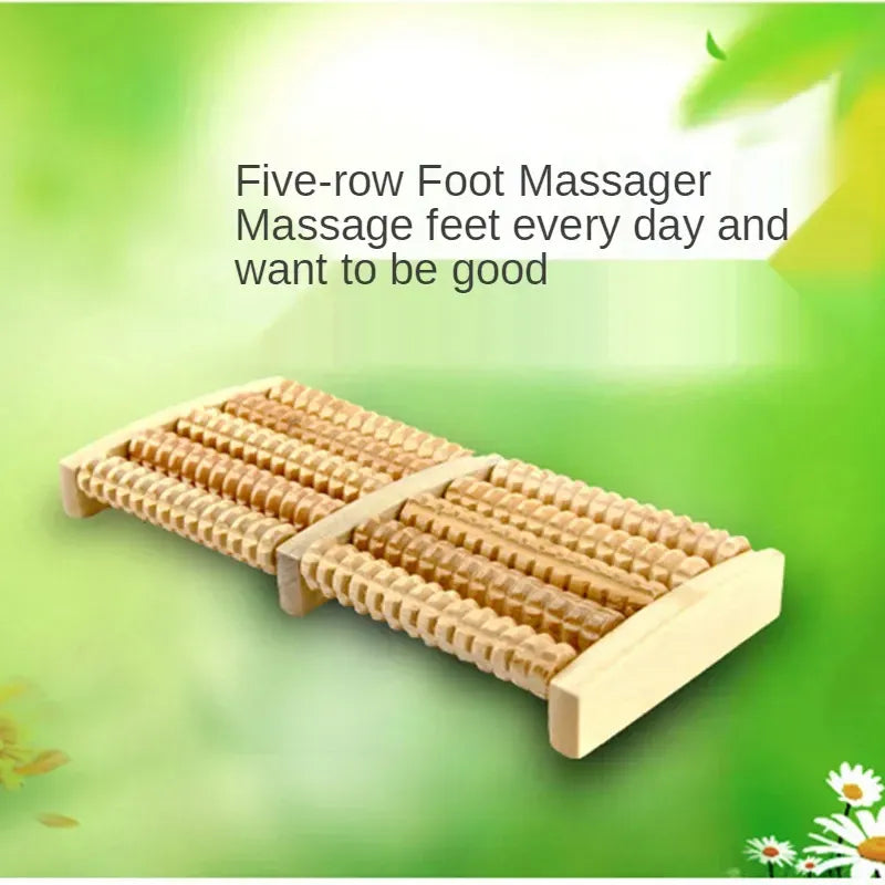 Wooden Foot Massage Roller