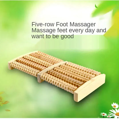 Wooden Foot Massage Roller